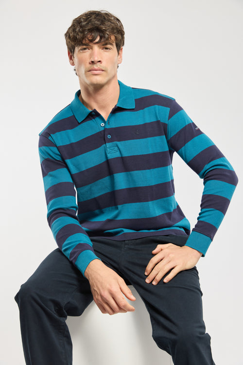 Gestreiftes Poloshirt - Baumwolle - Armor-lux - 1