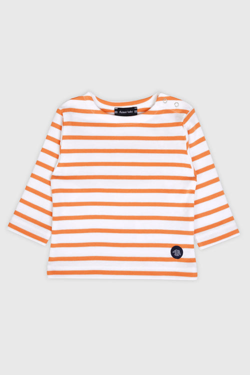 Baby Breton striped shirt - thick cotton - Armor-lux - 1