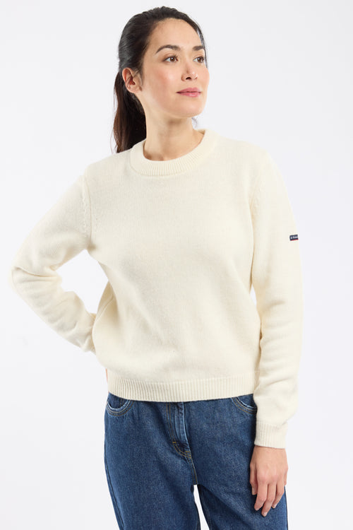 Cropped jumper - wool - Armor-lux - 4