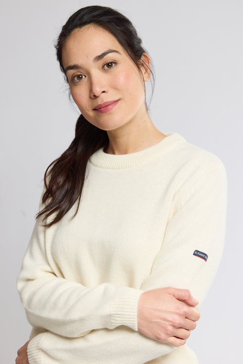 Cropped jumper - wool - Armor-lux - 2