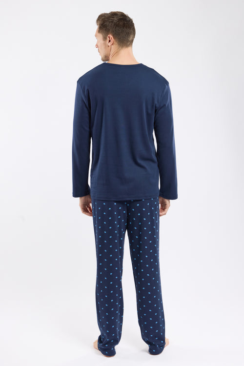 Pyjama micromotifs - coton épais - Armor-lux - 3