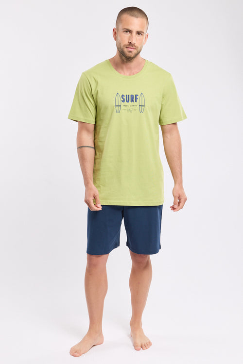 Pyjama short  - coton léger - Armor-lux - 1