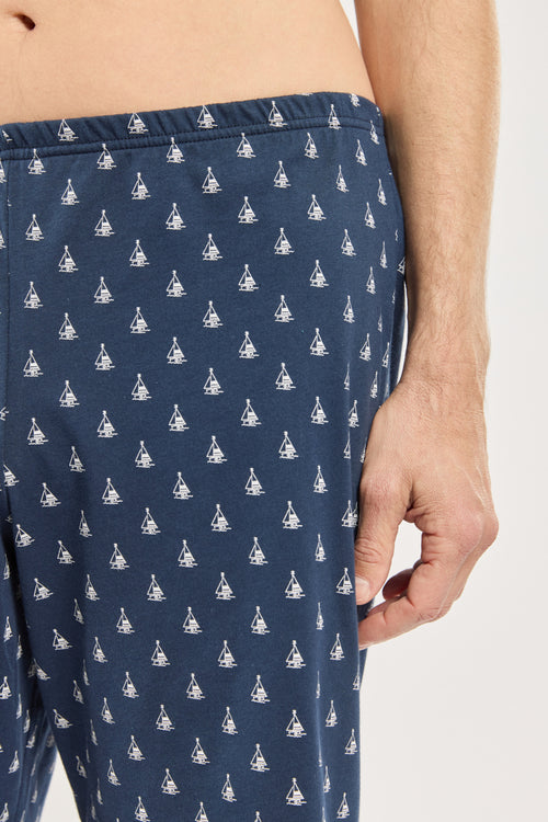 Printed short pajamas - lightweight cotton - Armor-lux - 4