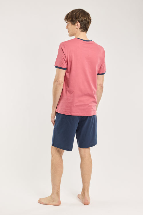 Bedruckter Pyjama mit Shorts - leichte Baumwolle - Armor-lux - 4