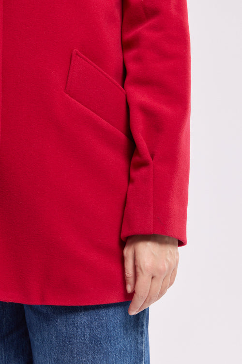 Buttoned pea jacket - wool - Armor-lux - 4