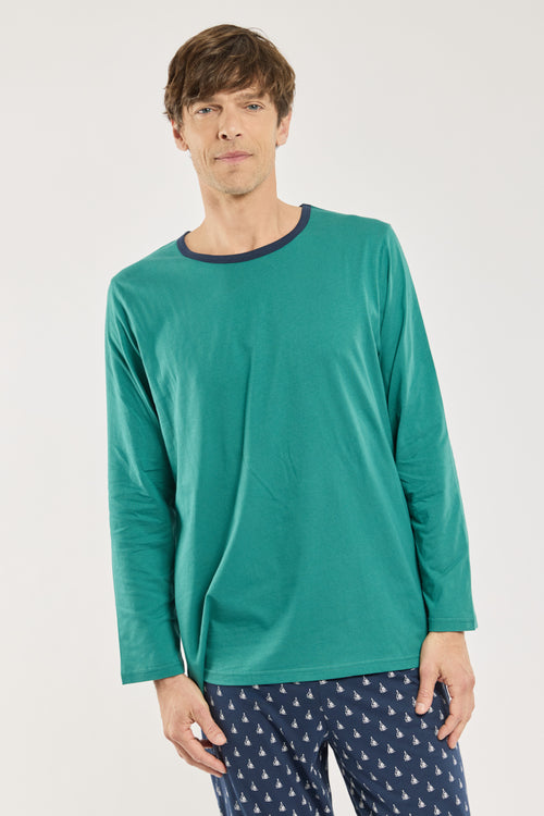 Pyjama mit „Boote“-Muster - leichte Baumwolle - Armor-lux - 4