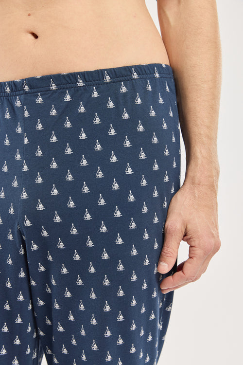Pyjama mit „Boote“-Muster - leichte Baumwolle - Armor-lux - 5