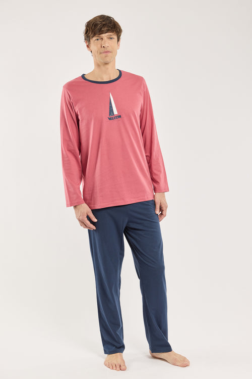Pyjama imprimé - coton léger - Armor-lux - 1