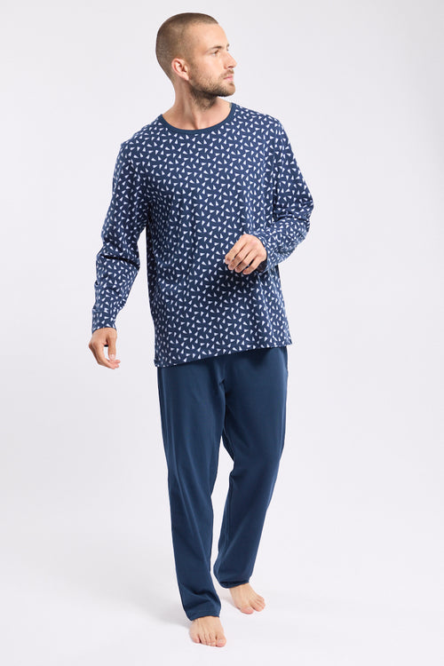 Pyjama motifs bateaux - coton léger - Armor-lux - 1