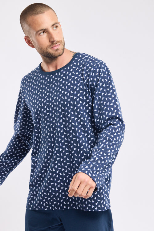 Pyjama motifs bateaux - coton léger - Armor-lux - 2