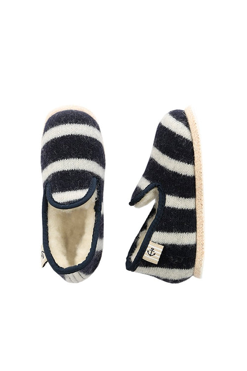 Chaussons rayés du 24 au 32 - laine - Armor-lux - 1