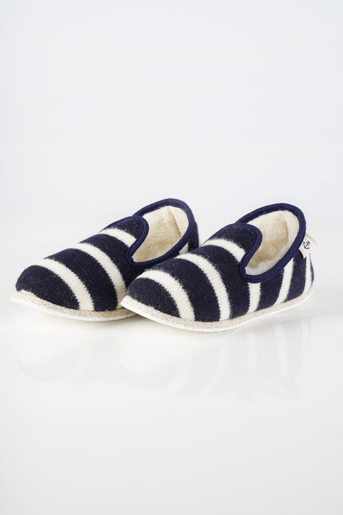 Chaussons rayés du 32 au 34 - laine - Armor-lux - 2