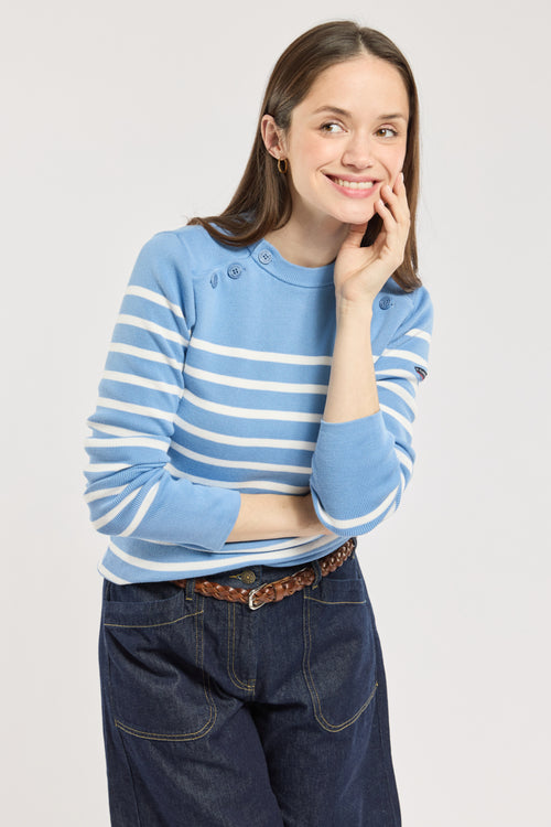 Pull marin double boutonnage - coton - Armor-lux - 2