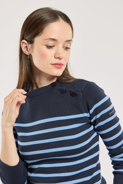 Pull marin double boutonnage - coton - Armor-lux - 2