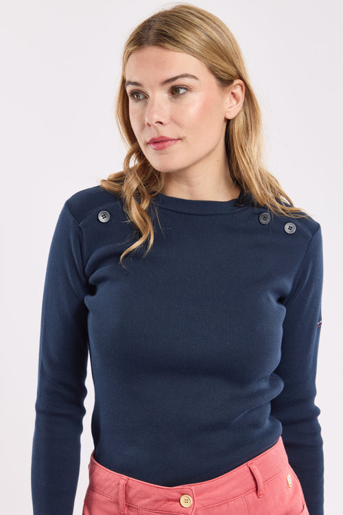 Double-breasted nautical jumper - cotton - Armor-lux - 3