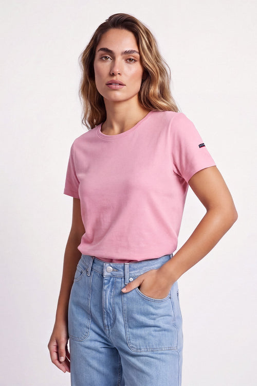 T-shirt uni - coton flammé - Armor-lux - 1