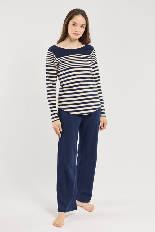 Pyjama rayé - coton épais - Armor-lux - 1