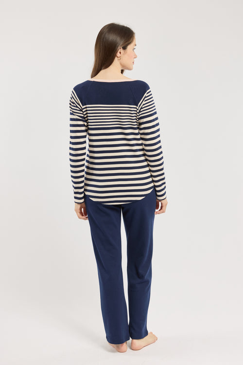 Pyjama rayé - coton épais - Armor-lux - 3