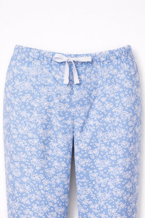 Flower cropped pajamas - lightweight cotton - Armor-lux - 4