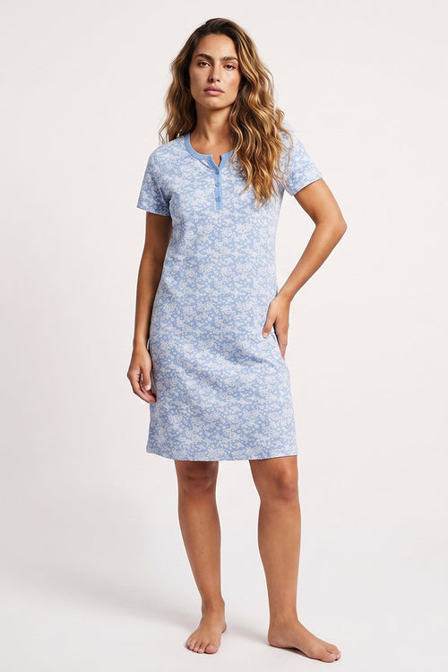 Nightshirt - lightweight cotton - Armor-lux - 1