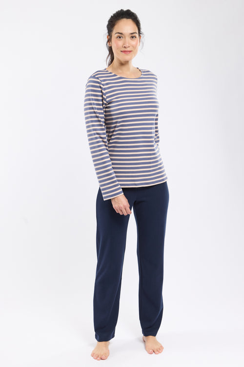 Pyjama rayé - coton épais - Armor-lux - 1