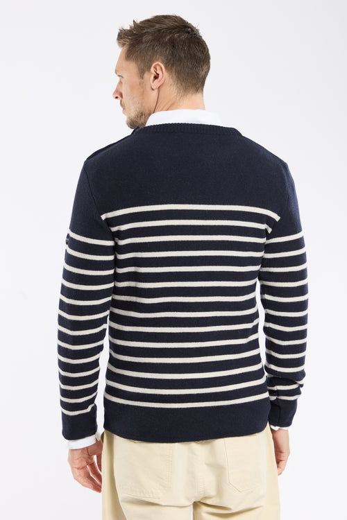 Pull marin rayé - laine - Armor-lux - 4