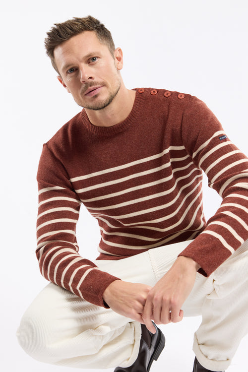 Pull marin rayé - laine - Armor-lux - 1