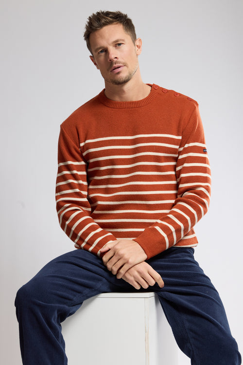 Pull marin rayé - laine - Armor-lux - 1