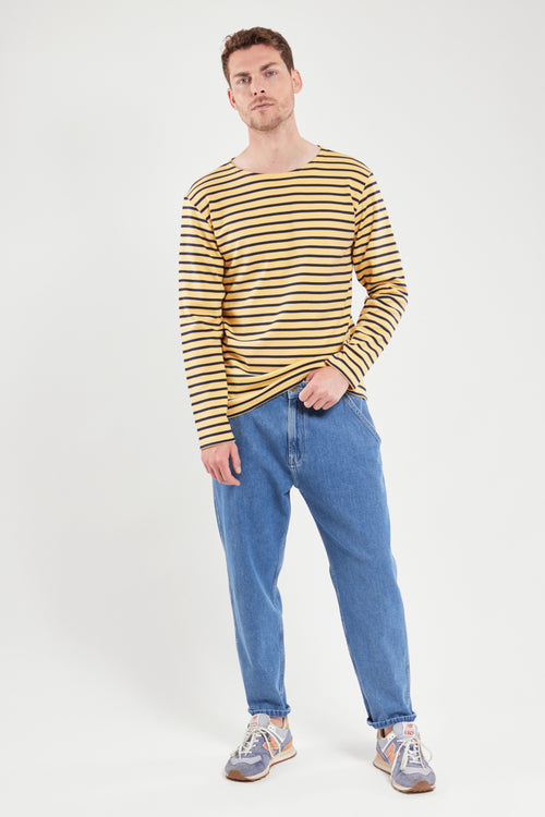 Heritage Breton striped shirt – thick cotton - Armor-lux - 3