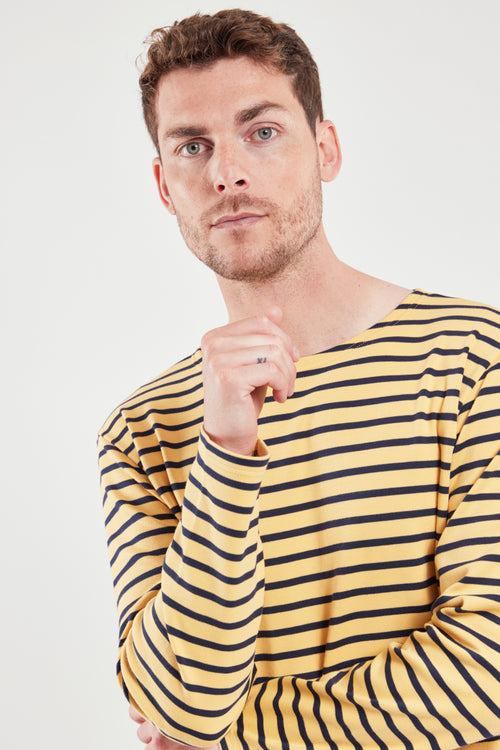 Heritage Breton striped shirt – thick cotton - Armor-lux - 4
