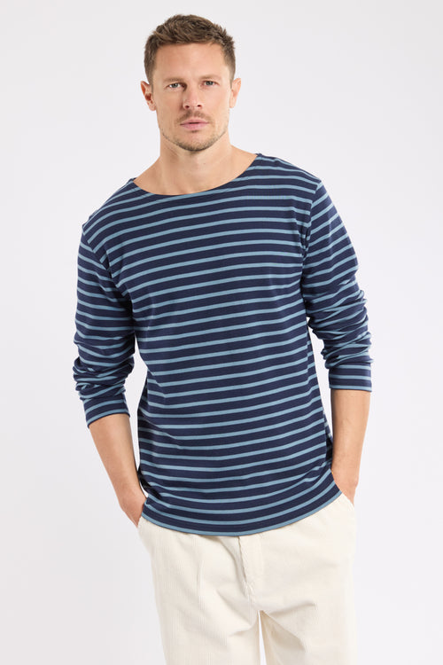 Heritage Breton striped shirt – thick cotton - Armor-lux - 4
