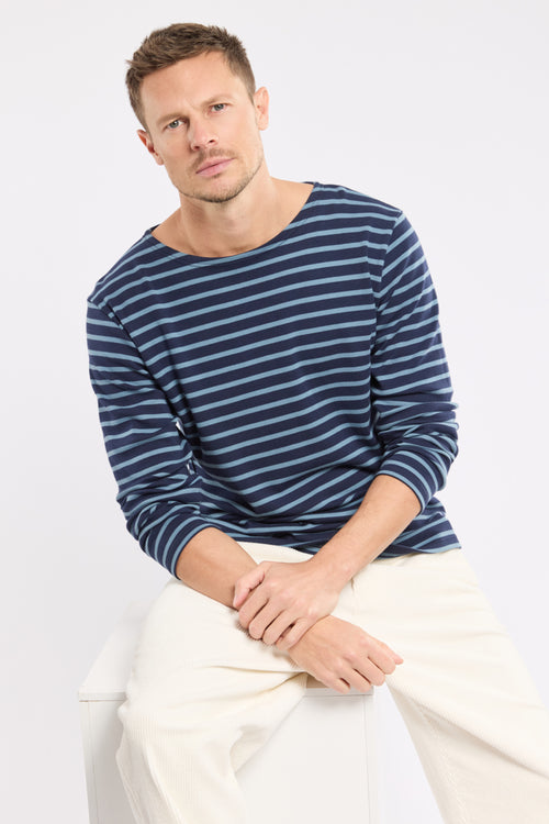 Heritage Breton striped shirt – thick cotton - Armor-lux - 1