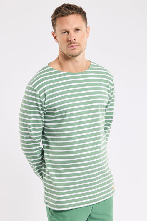 Heritage Breton striped shirt – thick cotton - Armor-lux - 2