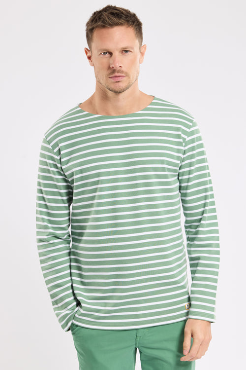 Heritage Breton striped shirt – thick cotton - Armor-lux - 4