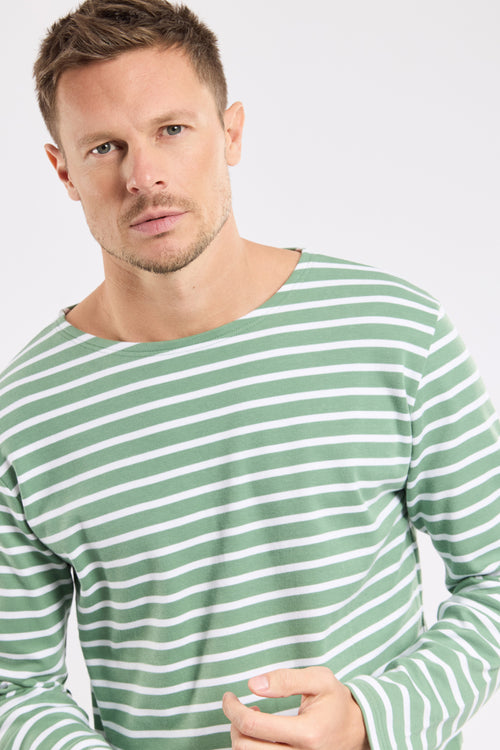 Heritage Breton striped shirt – thick cotton - Armor-lux - 1