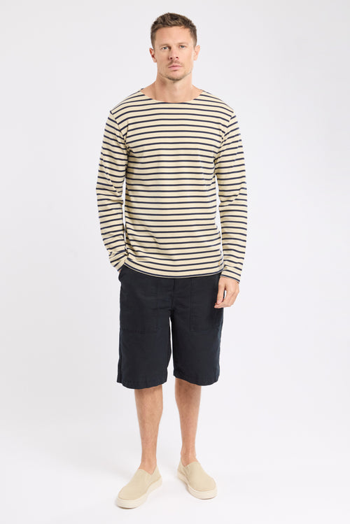 Heritage Breton striped shirt – thick cotton - Armor-lux - 3