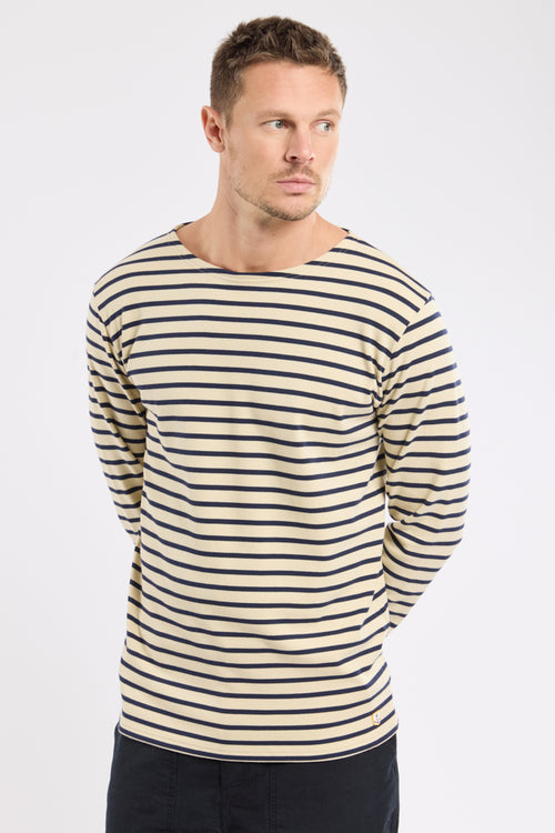 Heritage Breton striped shirt – thick cotton - Armor-lux - 1