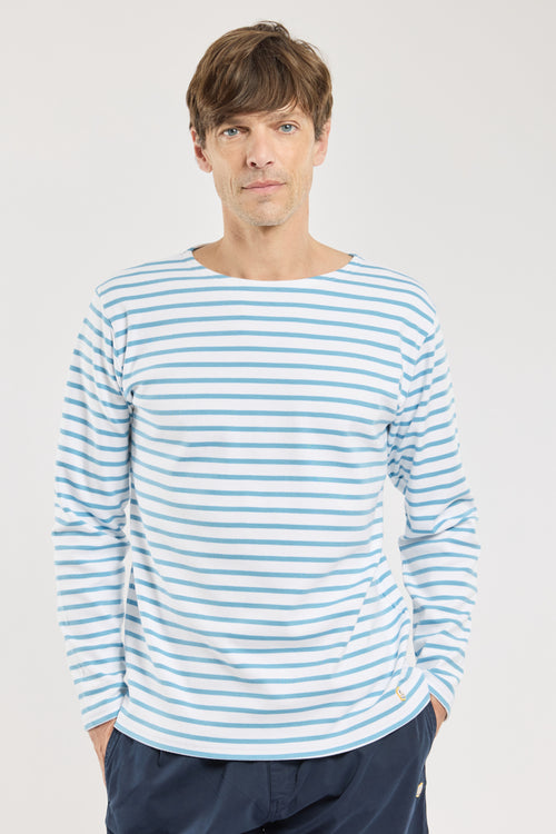 Heritage Breton striped shirt – thick cotton - Armor-lux - 1