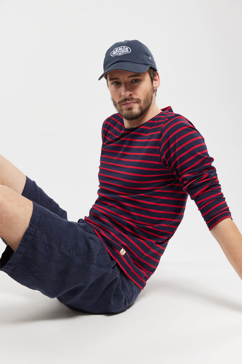 “Plozévet” Breton striped shirt - lightweight cotton - Armor-lux - 1