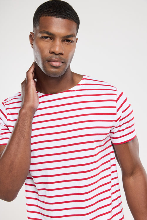 Short-sleeved Breton striped shirt - lightweight cotton - Armor-lux - 2