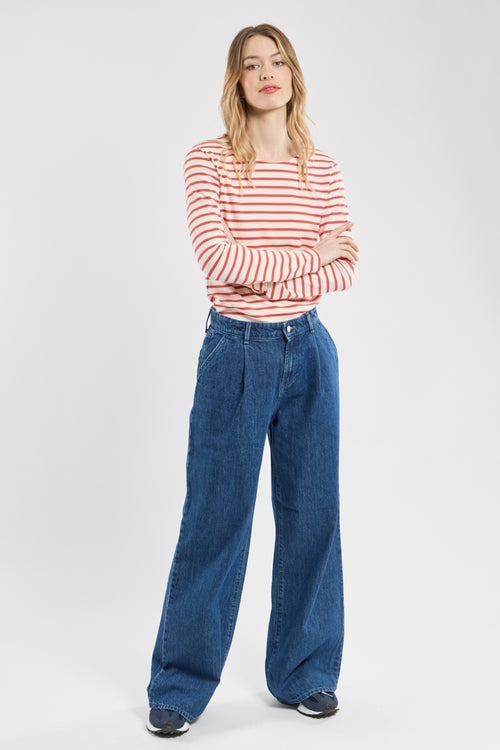 Lesconil Breton striped shirt - heavy cotton - Armor-lux - 3