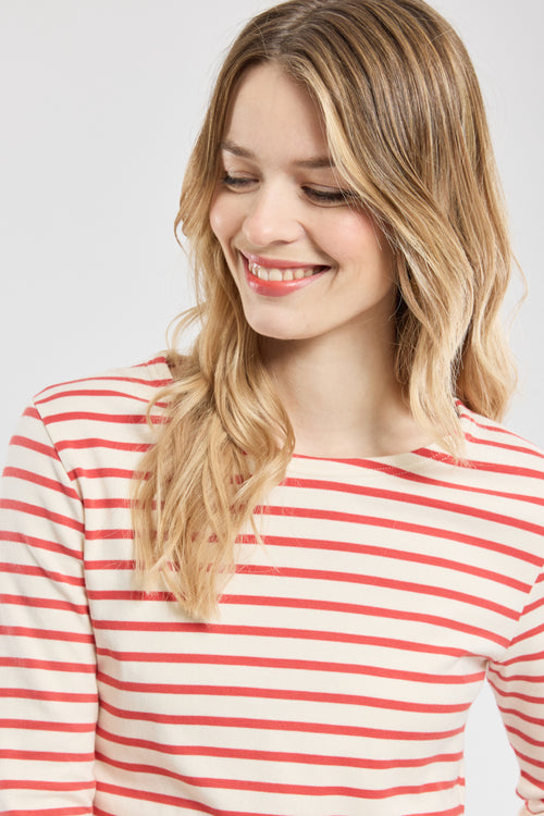 Lesconil Breton striped shirt - heavy cotton - Armor-lux - 2