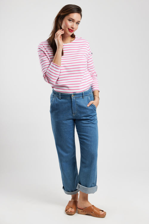 Lesconil Breton striped shirt - heavy cotton - Armor-lux - 3