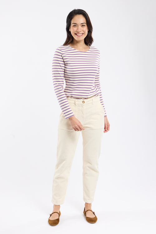 Lesconil Breton striped shirt - heavy cotton - Armor-lux - 2