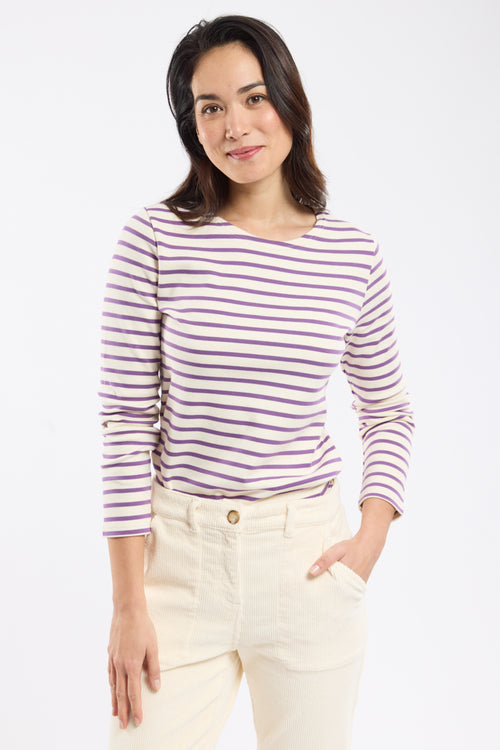 Lesconil Breton striped shirt - heavy cotton - Armor-lux - 1