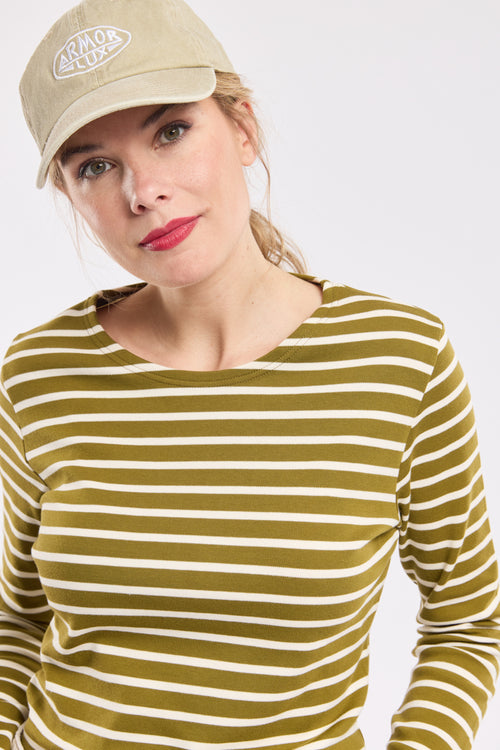 Lesconil Breton striped shirt - thick cotton - Armor-lux - 4