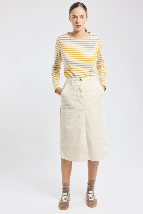 Lesconil Breton striped shirt - thick cotton - Armor-lux - 3