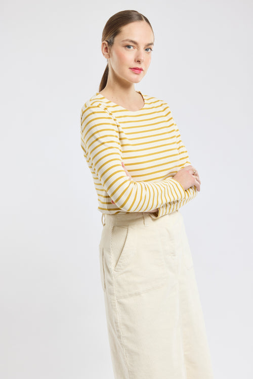 Lesconil Breton striped shirt - thick cotton - Armor-lux - 4