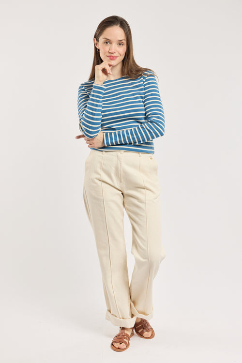 Breton striped shirt Lesconil - heavy cotton - Armor-lux - 3