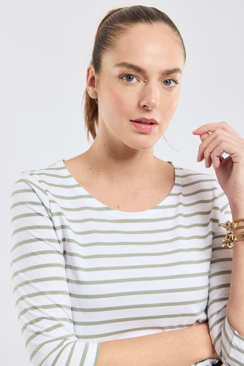 Matrosenshirt mit kurzen Ärmeln – leichte Baumwolle - Armor-lux - 2